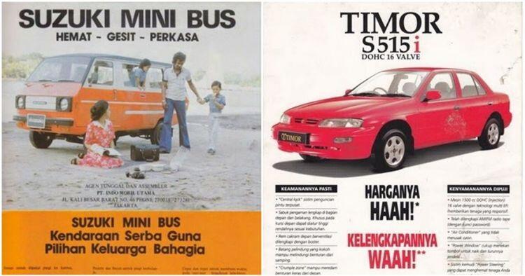 13 Iklan Jadul  Mobil  di  Indonesia  Jadi Geli Sendiri 