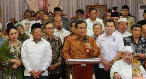 Prabowo Beberkan Tujuan Pertemuan Sejumlah Tokoh di Rumahnya