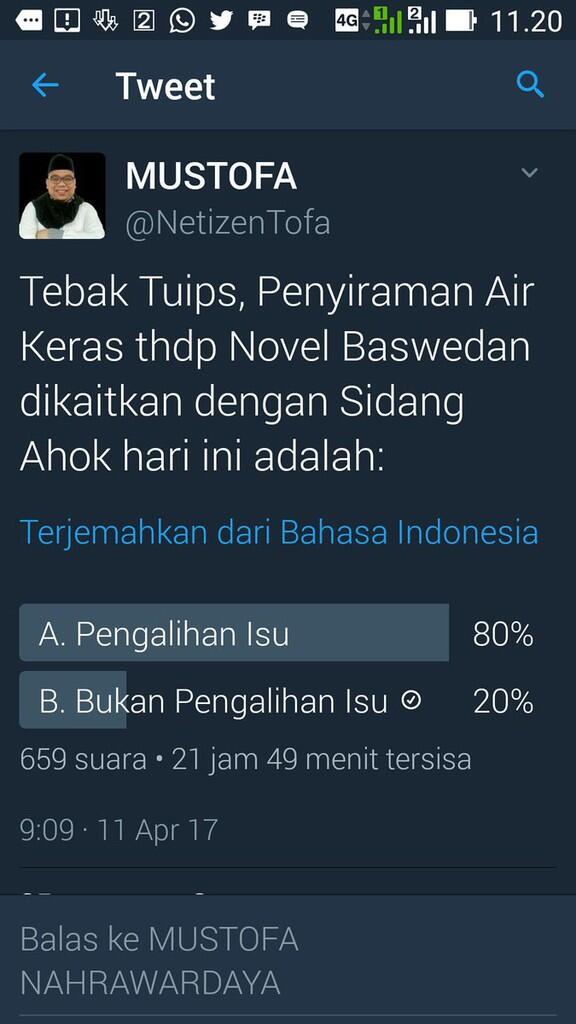 BREAKING NEWS: Novel Baswedan Disiram Air Keras