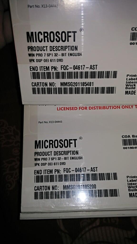 CUCI GUDANG WINDOWS 7 PRO 32 BIT MURMER
