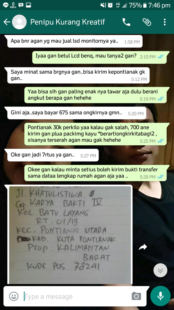 &#91;HATI-HATI&#93; Penipu kurang kreaitf gan mengatasnamakan sebuah bank &#91;+PIC&#93;