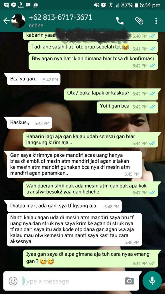 &#91;HATI-HATI&#93; Penipu kurang kreaitf gan mengatasnamakan sebuah bank &#91;+PIC&#93;