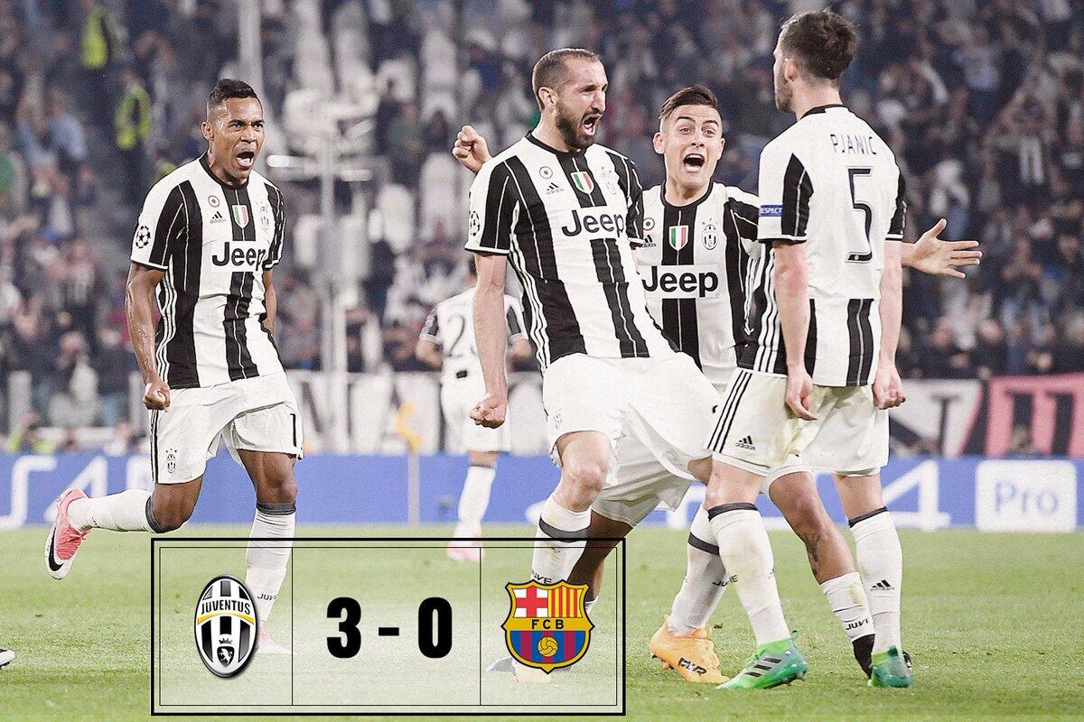 Juventus Hancurkan Barcelona 3-0