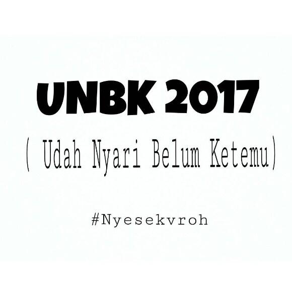 12 Meme singkatan UNBK 2017 ini kocaknya bikin ketawa lepas