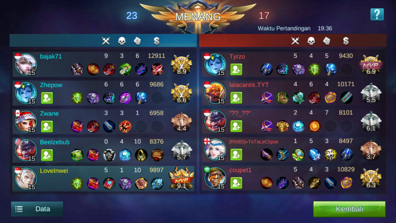 Mobile Legends Bang Bang 5vs5 Fair MOBA For Mobile 3 Lane Page 79