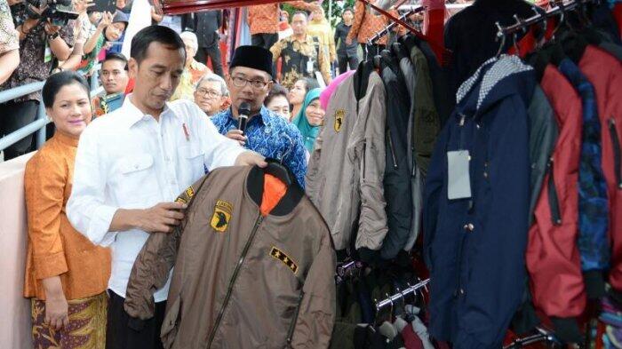 20 Menit "Blusukan" di Teras Cihampelas, Jokowi Puji Ridwan Kamil