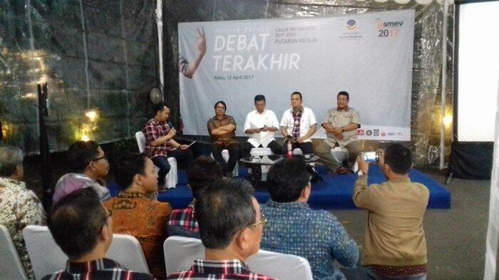Nusron Wahid Ikut Nonton Bareng Bersama Pendukung Ahok-Djarot di Kantor Nasdem