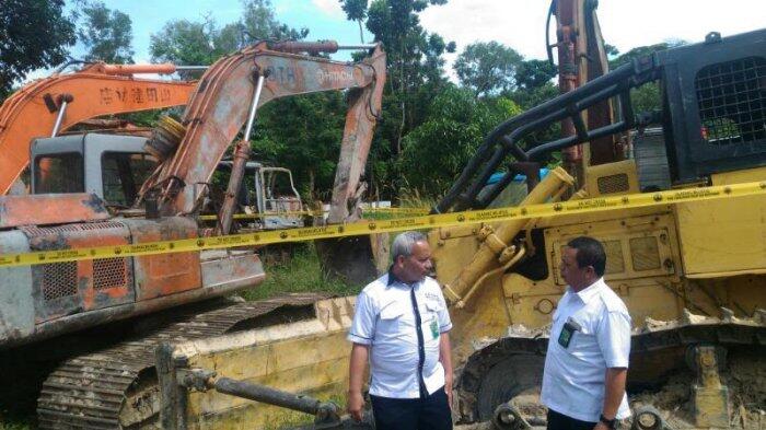 Empat Alat Berat Perambah Disita dari Kawasan Taman Nasional Tesso Nilo