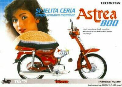 Romantisme Iklan-iklan Sepeda Motor Jaman Dulu