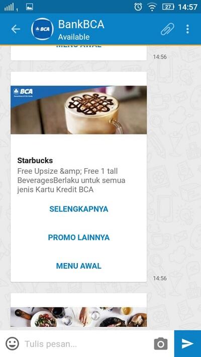 Dapatkan Promo Menarik dari BCA di VIRA KASKUS Chat