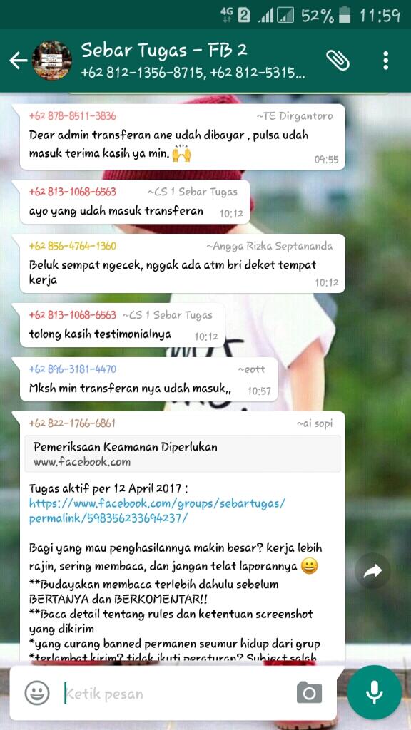 &#91;Kerja Sampingan&#93; Share &amp; Komen Dibayar