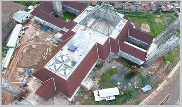 Inilah Penampakan Masjid Yang dianggap Mirip Salib