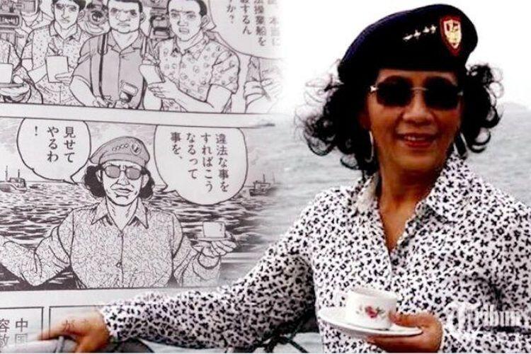 Saat Susi Pudjiastuti Ingin Bertemu Komikus Jepang yang Gambar Dirinya