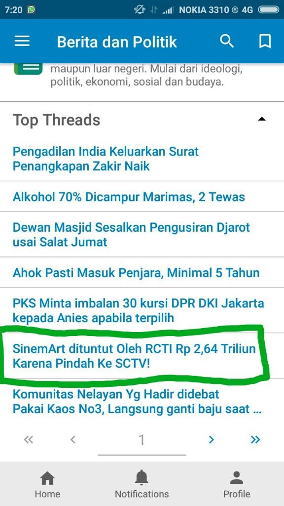 SinemArt dituntut Oleh RCTI Rp 2,64 Triliun Karena Pindah Ke SCTV!