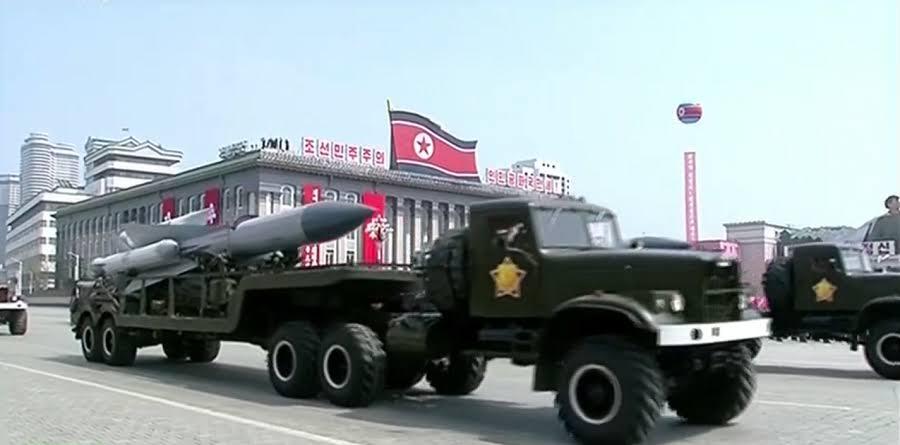 Pyongyang unveils submarine-based missiles at military parade 