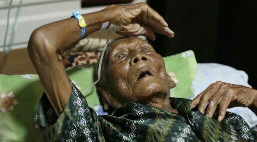 Sakit, Mbah Gotho Manusia Tertua Ingin Dibuang ke Bengawan Solo