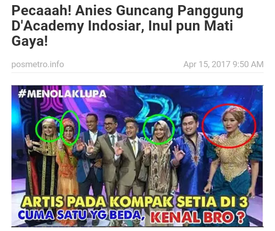 Pecaaah! Anies Guncang Panggung D'Academy Indosiar, Inul pun Mati Gaya!