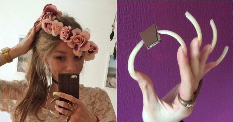 Saking sayangnya, wanita ini rela nggak potong kuku selama 3 tahun gan