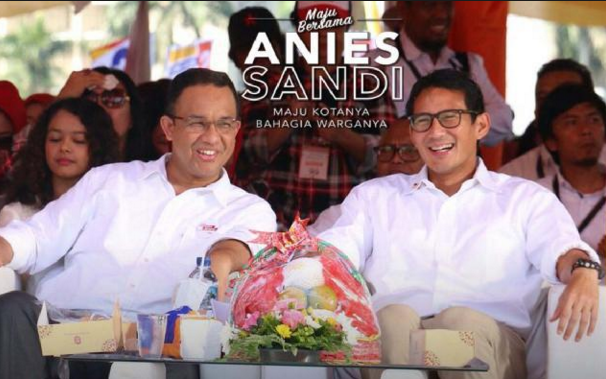 Angin Kemenangan Ada di Belakang Anies-Sandi