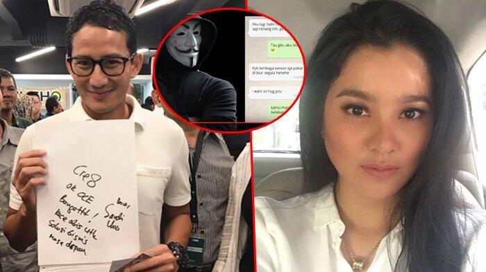 BEREDAR CHAT MESUM SANDIAGA UNO, "UNO : HAHAHA DARI BELAKANG BIAR EPIC"