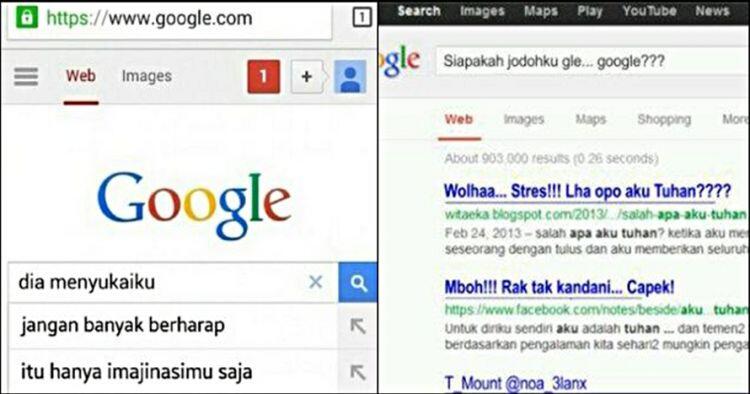 12 Gambar tanya jawab di pencarian Google ini lucunya bikin kram perut