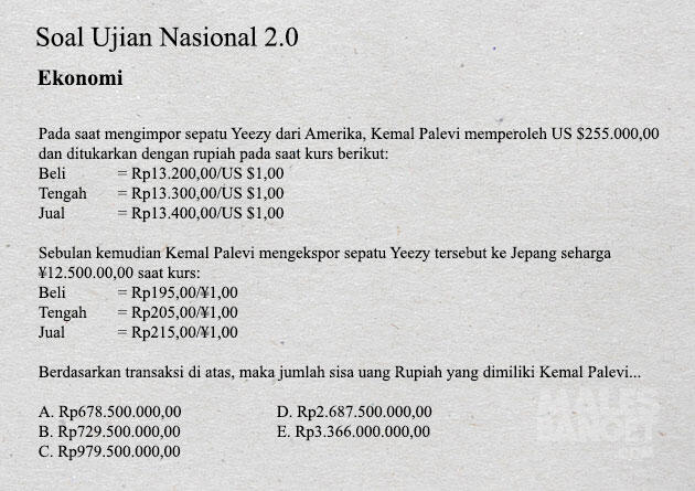 Dear Kemendikbud, Soal UN Kayak Gini Aja Plis, Biar Lebih Santai Ngerjainnya