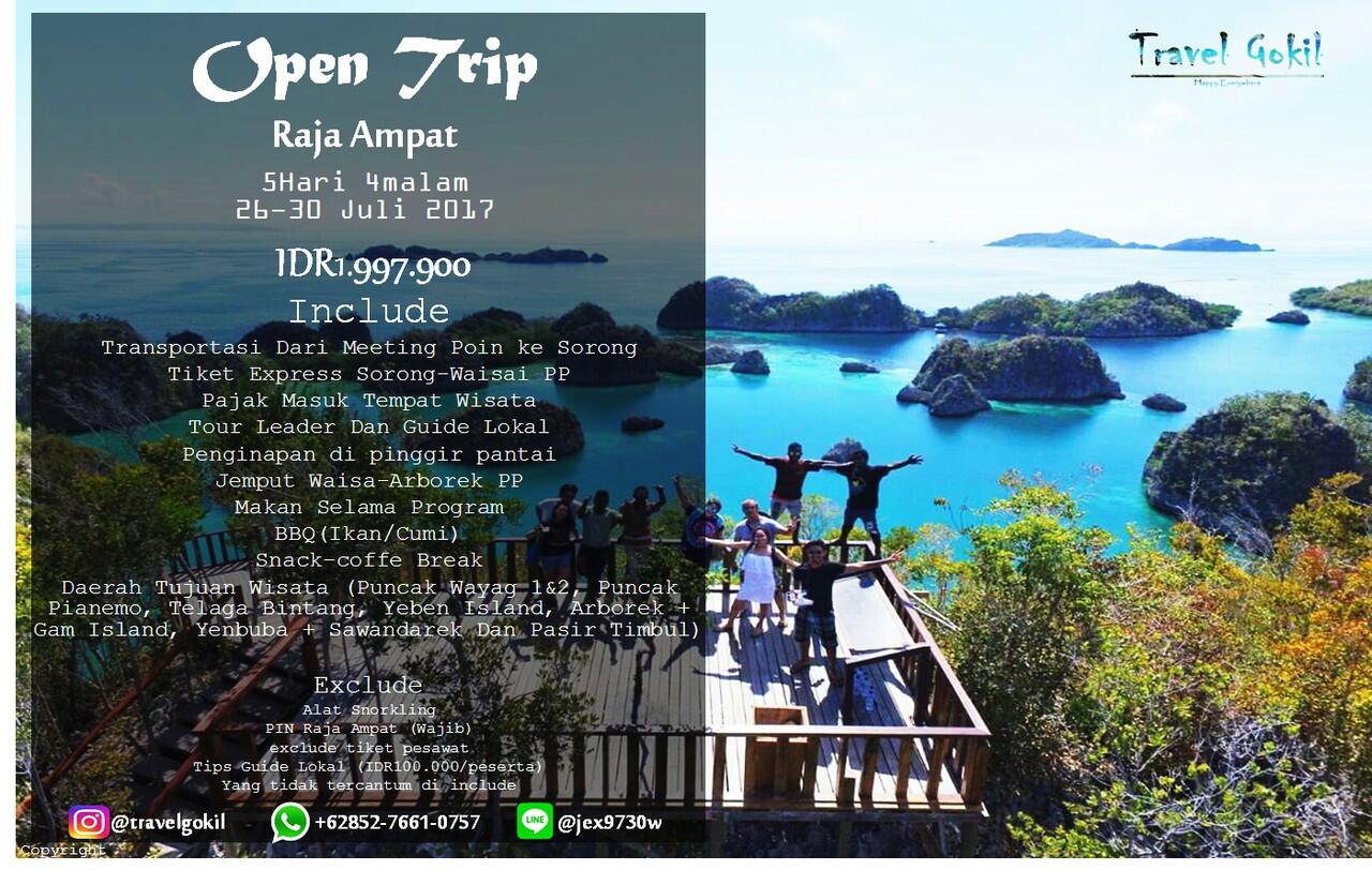 Yang mau ke raja ampat budget minim coba cek thread ini 