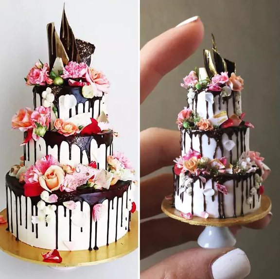 Keren! Seniman Ini Bikin Replika Kue Pernikahan yang Mirip Banget