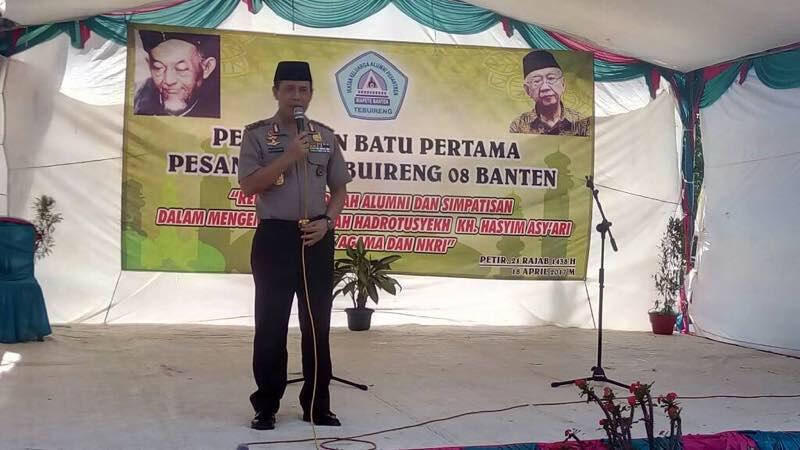 Kadivhumas Polri Hadiri Peletakan Batu Pertama Ponpes Tebuireng di Banten