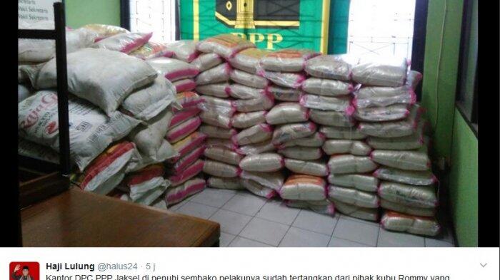 Syaiful R Dasuki Menyangkal Membagi-Bagi Sembako Jelang Coblosan