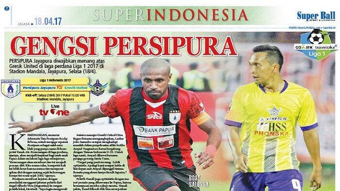 Rocky Bebena Minta Persipura Menang di Laga Kontra Gresik United