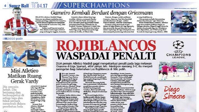 Atletico Madrid Waspadai Tendangan Pinalti