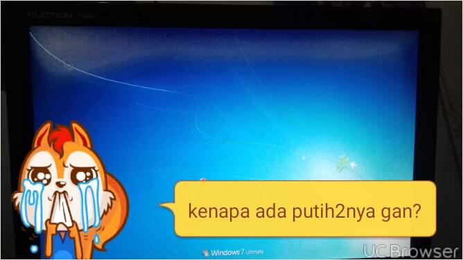 Layar LCD bermasalah
