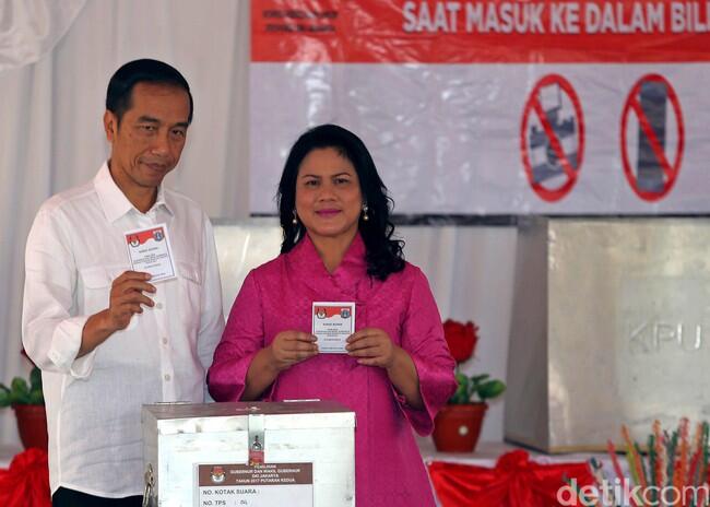 Usai Nyoblos, Jokowi: Siapa Pun yang Terpilih, Harus Kita Terima