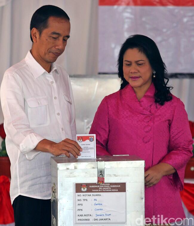 Usai Nyoblos, Jokowi: Siapa Pun yang Terpilih, Harus Kita Terima