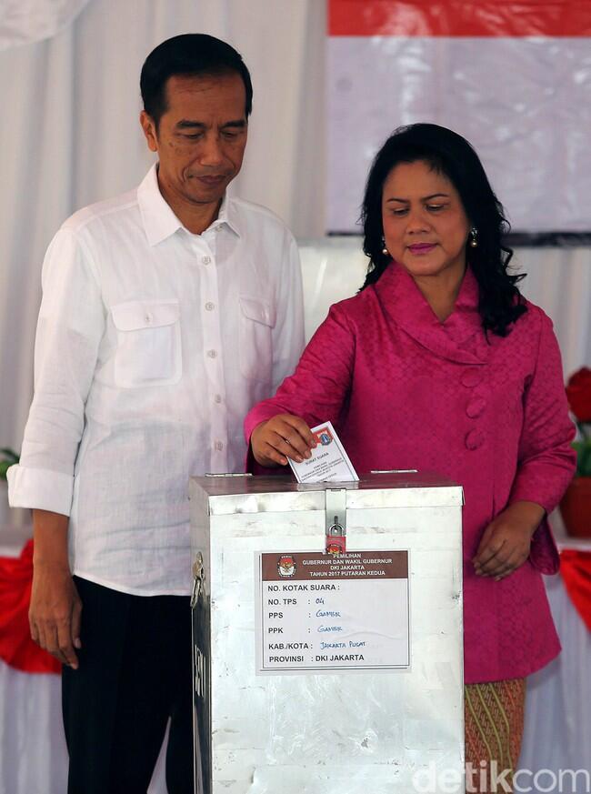 Usai Nyoblos, Jokowi: Siapa Pun yang Terpilih, Harus Kita Terima