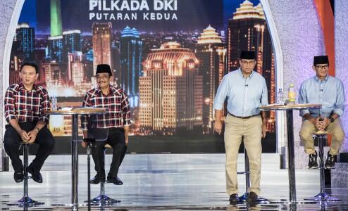 Quick Count LSI-Denny JA: Ahok-Djarot 53,55%, Anies-Sandi 47,28%