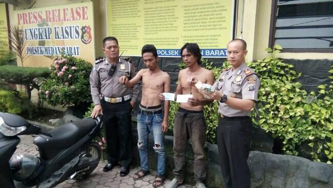 Kerap Palak Sopir Bus Pariwisata, 2 Preman di Medan Ditangkap