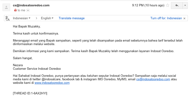 INDOSAT Menaikan Tarif Internet Secara Sepihak