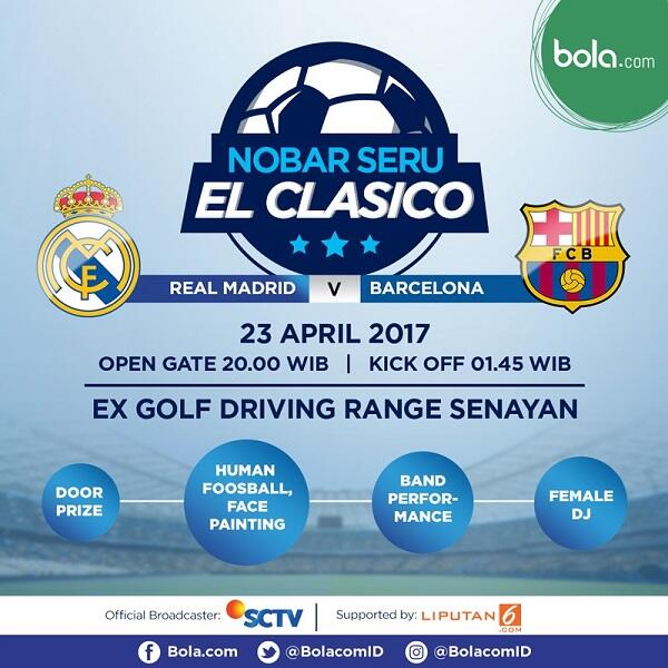 Nonton El Clasico Ga Asik Kalo Sendirian Gan!
