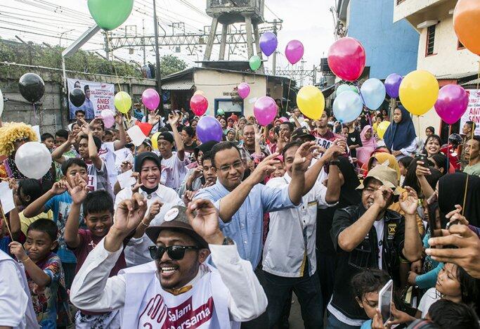 Potret Perjalanan Anies-Uno Menggapai Jakarta