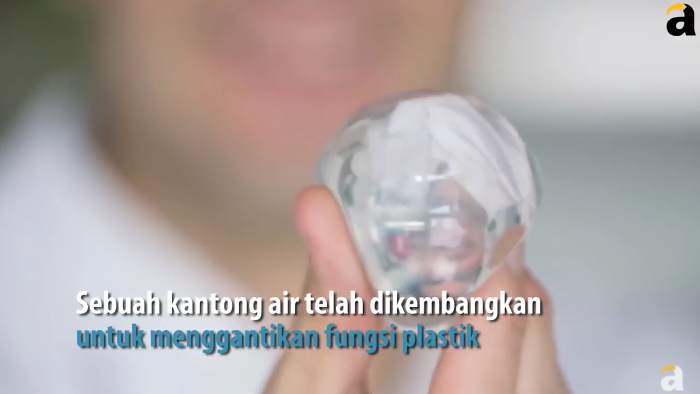 Inilah Botol Minum Paling Ramah Lingkungan dan Bisa Dimakan