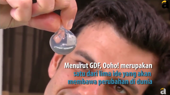 Inilah Botol Minum Paling Ramah Lingkungan dan Bisa Dimakan