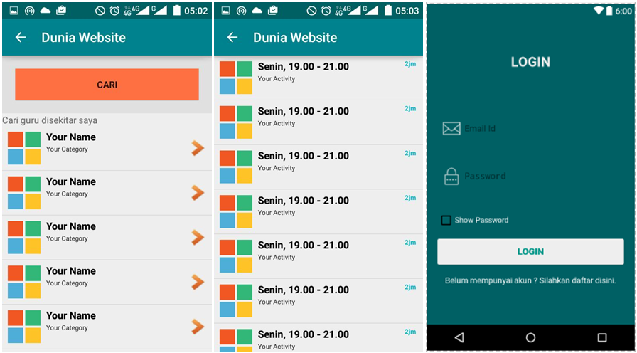 Jasa Tugas Akhir / Skripsi Android DKI Jakarta | Programmer Mobile app
