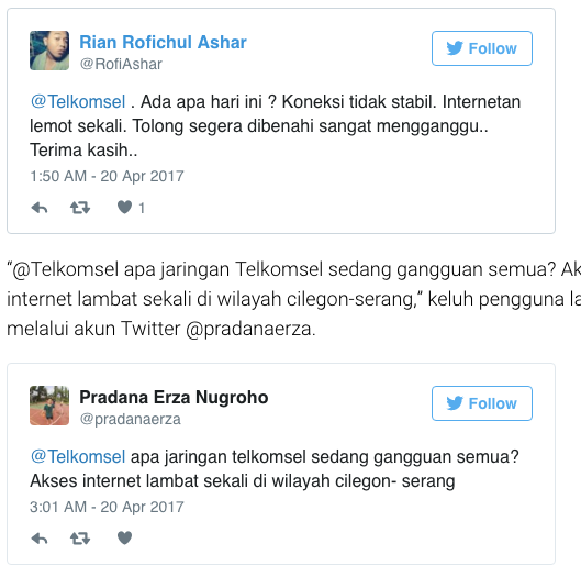 Ini Penyebab Terganggunya Layanan Internet Telkomsel
