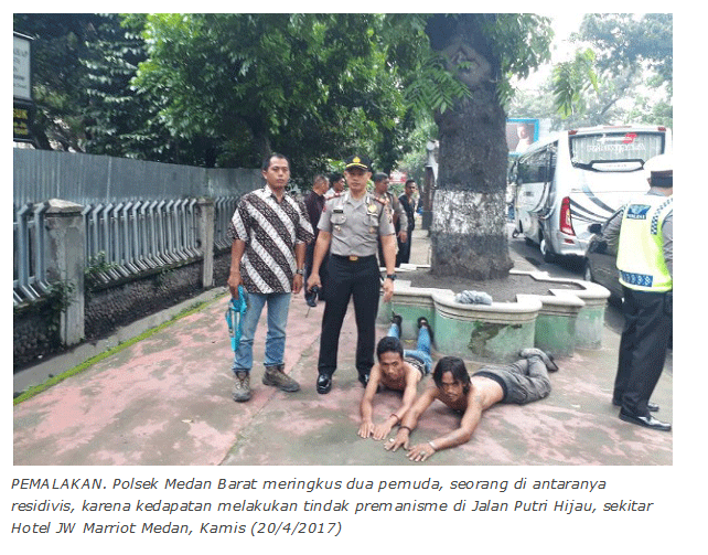 Palak Kendaraan di Depan Hotel JW Marriot, Dua Pemuda ini Diringkus Polisi