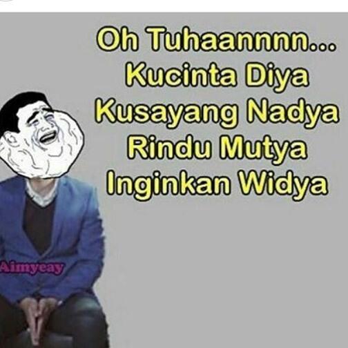 11 Meme pelesetan lagu 'Dia' ini bikin kuping tergelitik, kocak banget