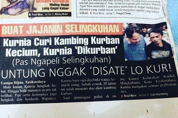 Mengenang Kembali Judul Koran yang Nyeleneh dan Kontroversial Lewat 14 Photo Berikut