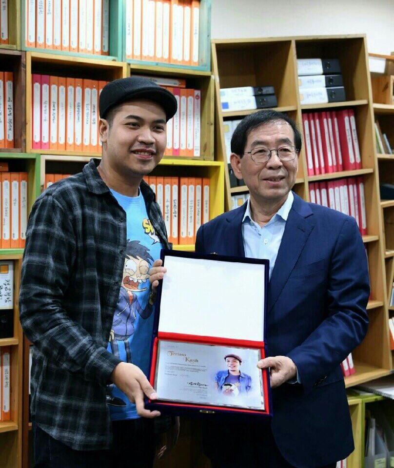 Komikus Faza Meonk Dinobatkan Jadi Duta Pariwisata Seoul