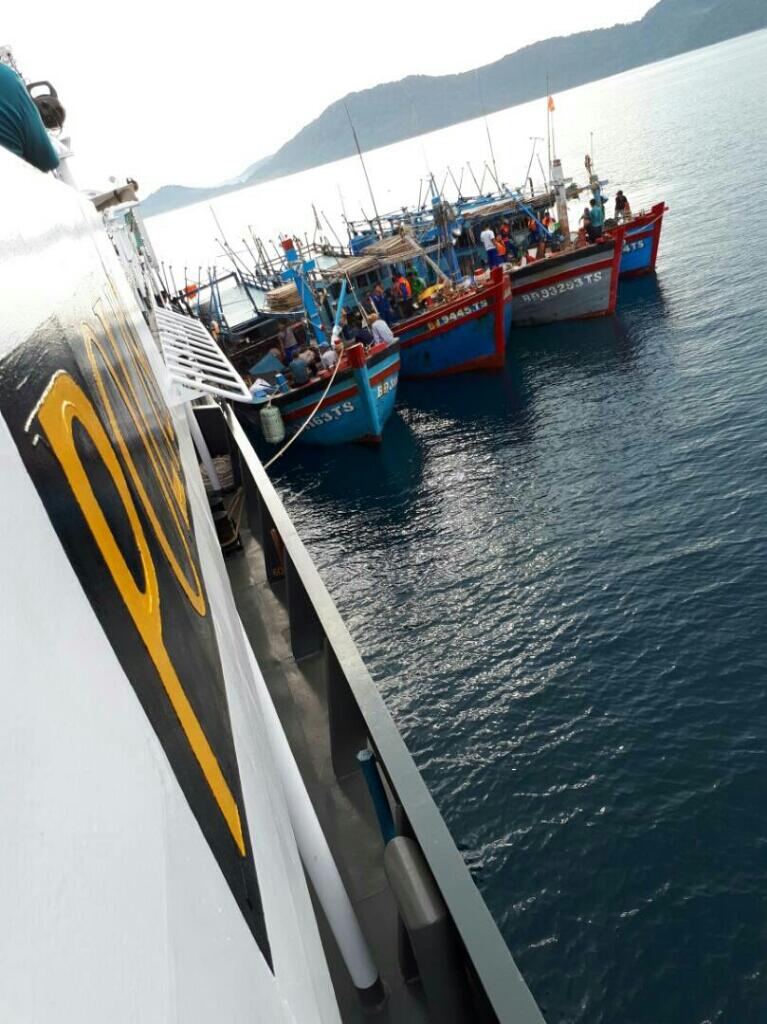 Illegal Fishing di Kepri : 4 Kapal Berbendara Vietnam Diamankan Polair Mabes Polri